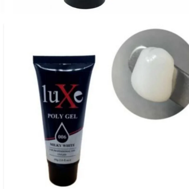 پلی ژل کاشت ناخن لوکسی مدل 006 حجم ۶۰ میلی‌لیتر رنگ شیری 102585193