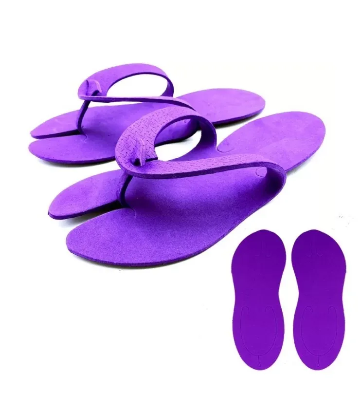 دمپایی پدیکور لا انگشتی بنفش - یک جفت