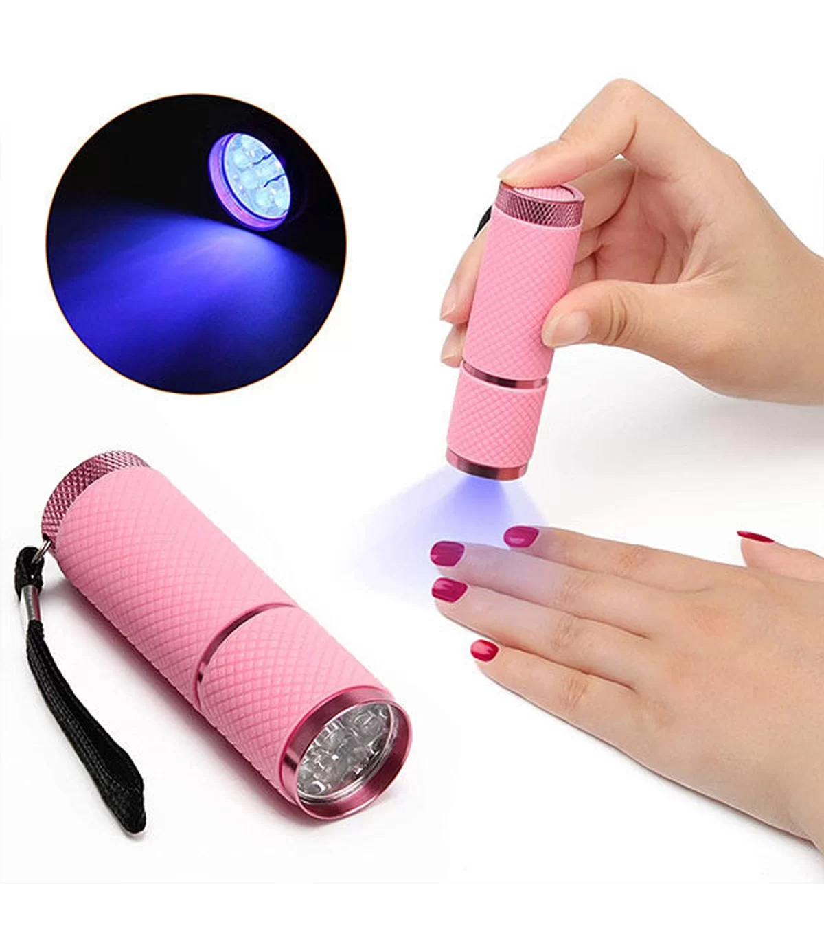 دستگاه یو وی ال ای دی انگشتی چراغ قوه ای UV LED