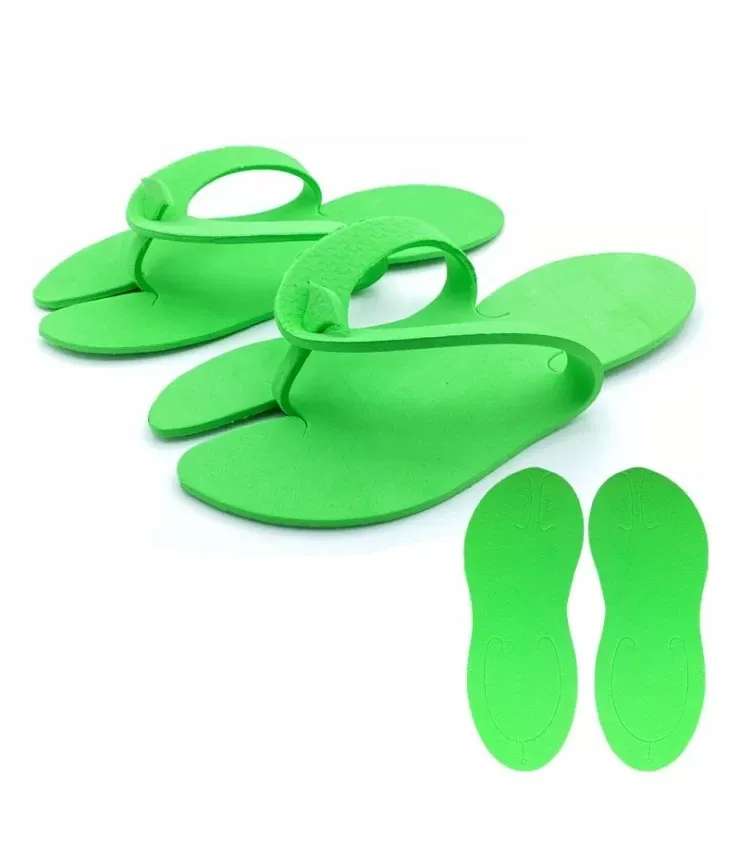 دمپایی پدیکور لا انگشتی سبز - یک جفت