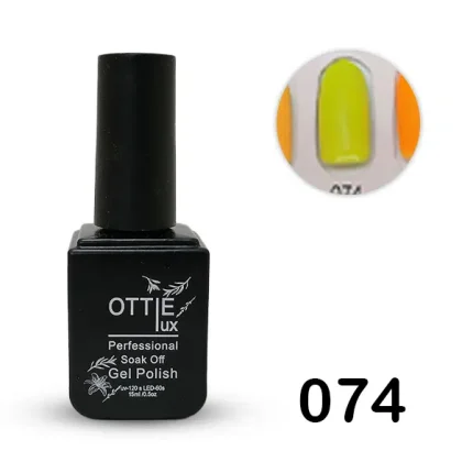 لاک ژل 15 میل اوتی لوکس OTTIE LUX کد 74