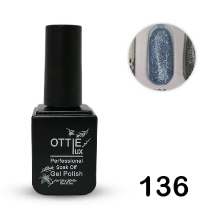 لاک ژل 15 میل اوتی لوکس OTTIE LUX کد 136