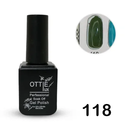 لاک ژل 15 میل اوتی لوکس OTTIE LUX کد 118