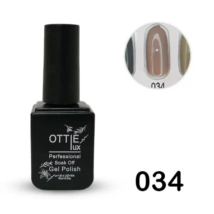 لاک ژل 15 میل اوتی لوکس OTTIE LUX کد 34