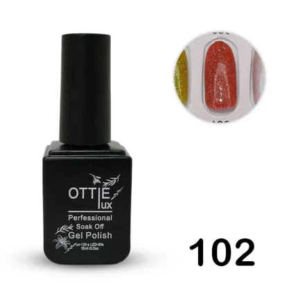 لاک ژل 15 میل اوتی لوکس OTTIE LUX کد 102