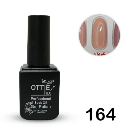 لاک ژل 15 میل اوتی لوکس OTTIE lux کد 164