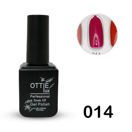 لاک ژل 15 میل اوتی لوکس OTTIE LUX کد 14