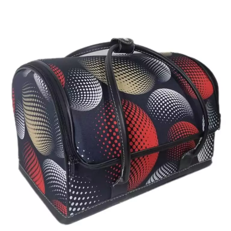 کیف لوازم آرایشی طبقاتی ناخن مژه میکاپ تتو سایز بزرگ کد 3