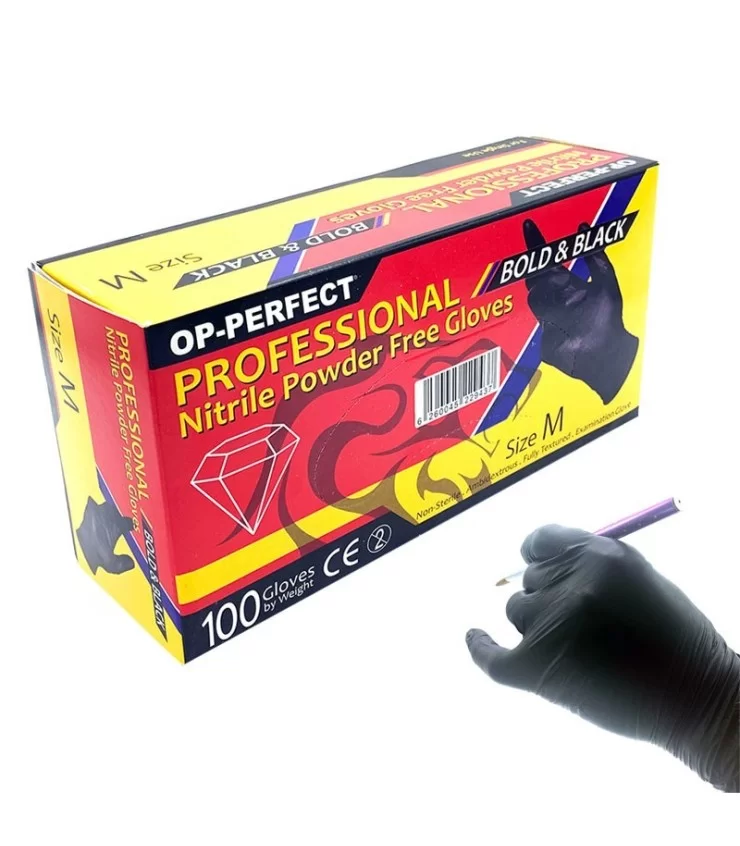 دستکش نیتریل کار کاشت ناخن OP PERFECT
