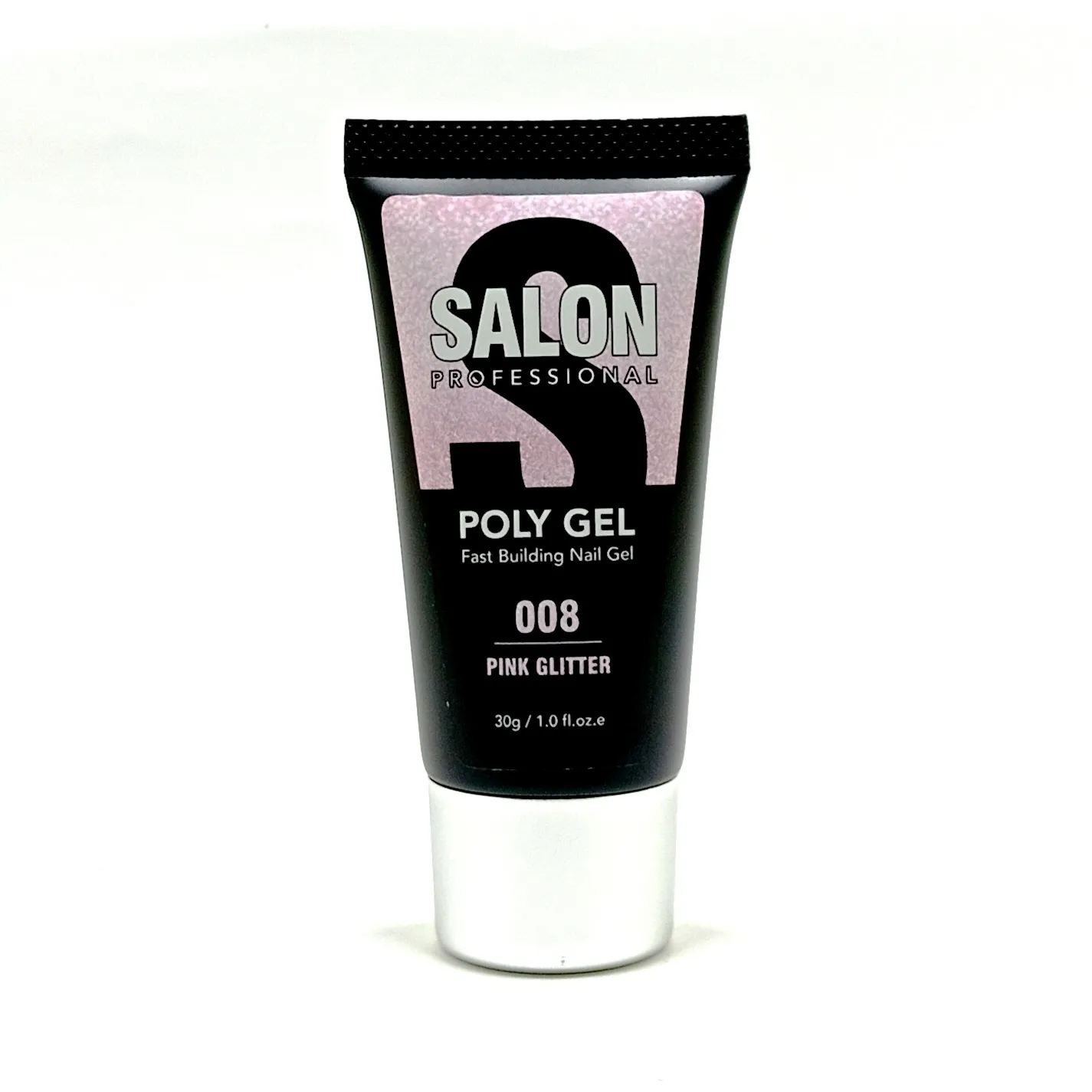 پلی ژل 30 گرمی کد 08 PINK GLITTER سالن | SALON