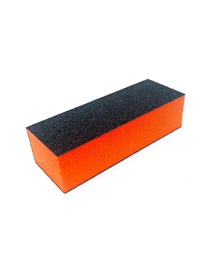 بافر ناخن 3 طرفه مکعبی نارنجی