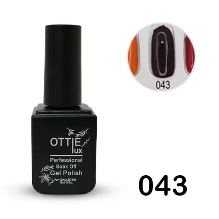 لاک ژل 15 میل اوتی لوکس OTTIE LUX کد 43