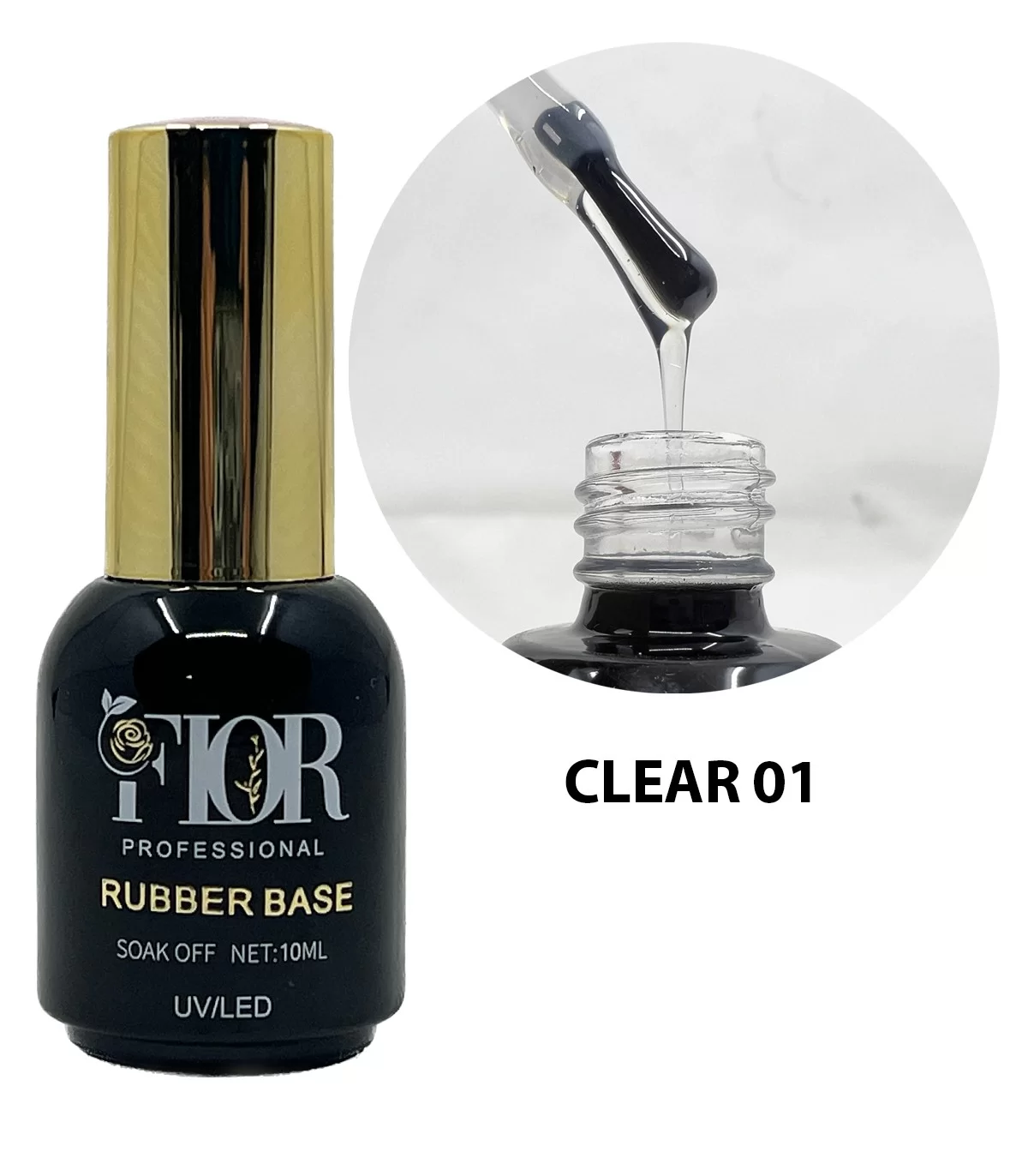 رابر بیس کلیر فلور - FLOR CLEAR 01