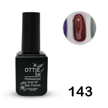 لاک ژل 15 میل اوتی لوکس OTTIE LUX کد 143