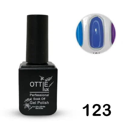 لاک ژل 15 میل اوتی لوکس OTTIE LUX کد 123