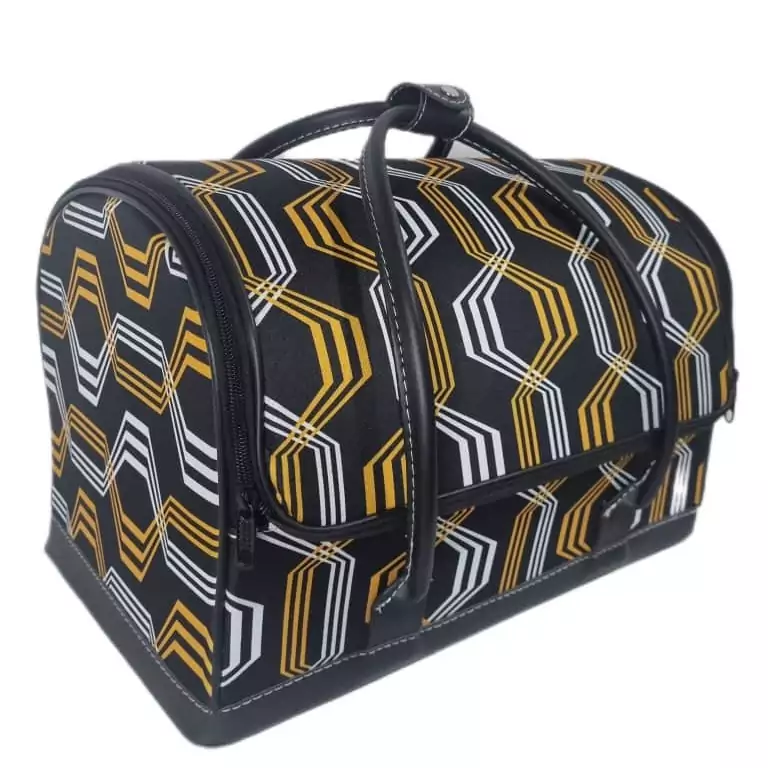 کیف لوازم آرایشی طبقاتی ناخن مژه میکاپ تتو سایز بزرگ کد 4