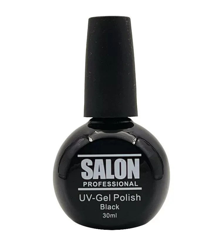 لاک ژل مشکی 30 میل سالن SALON
