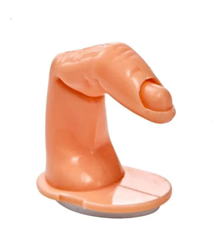 انگشت مصنوعی بدون ناخن تمرین کاشت ناخن