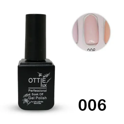 لاک ژل 15 میل اوتی لوکس OTTIE LUX کد 6