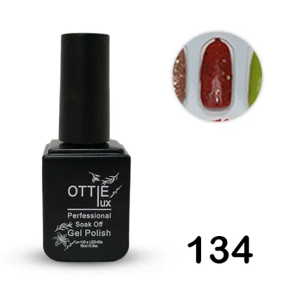 لاک ژل 15 میل اوتی لوکس OTTIE LUX کد 134