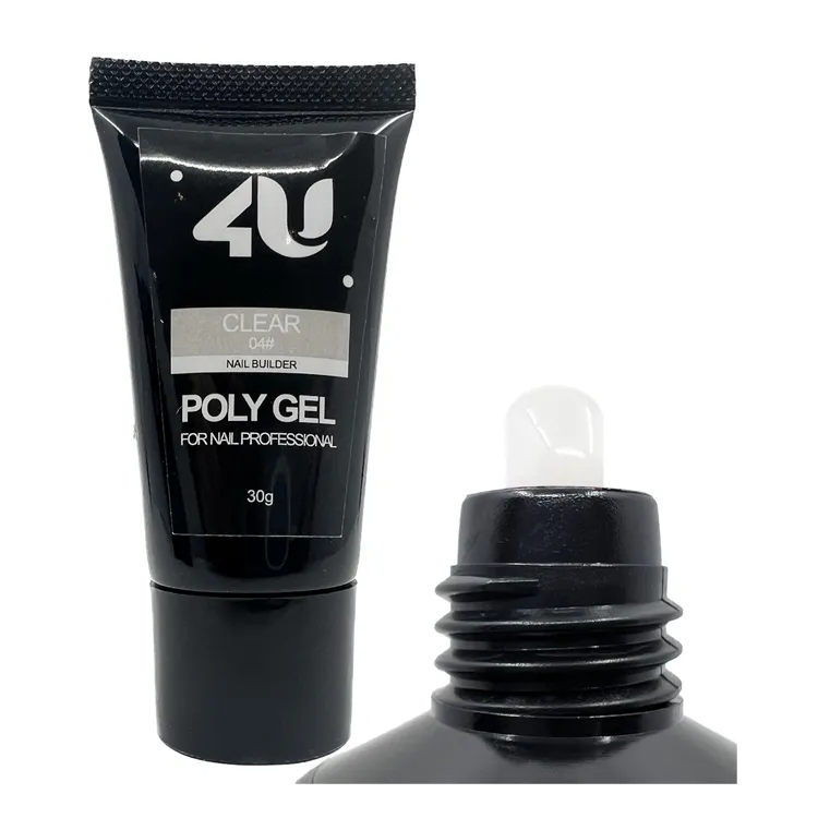 پلی ژل کاشت ناخن کلیر فوریو(30 گرم) 4U CLEAR 04