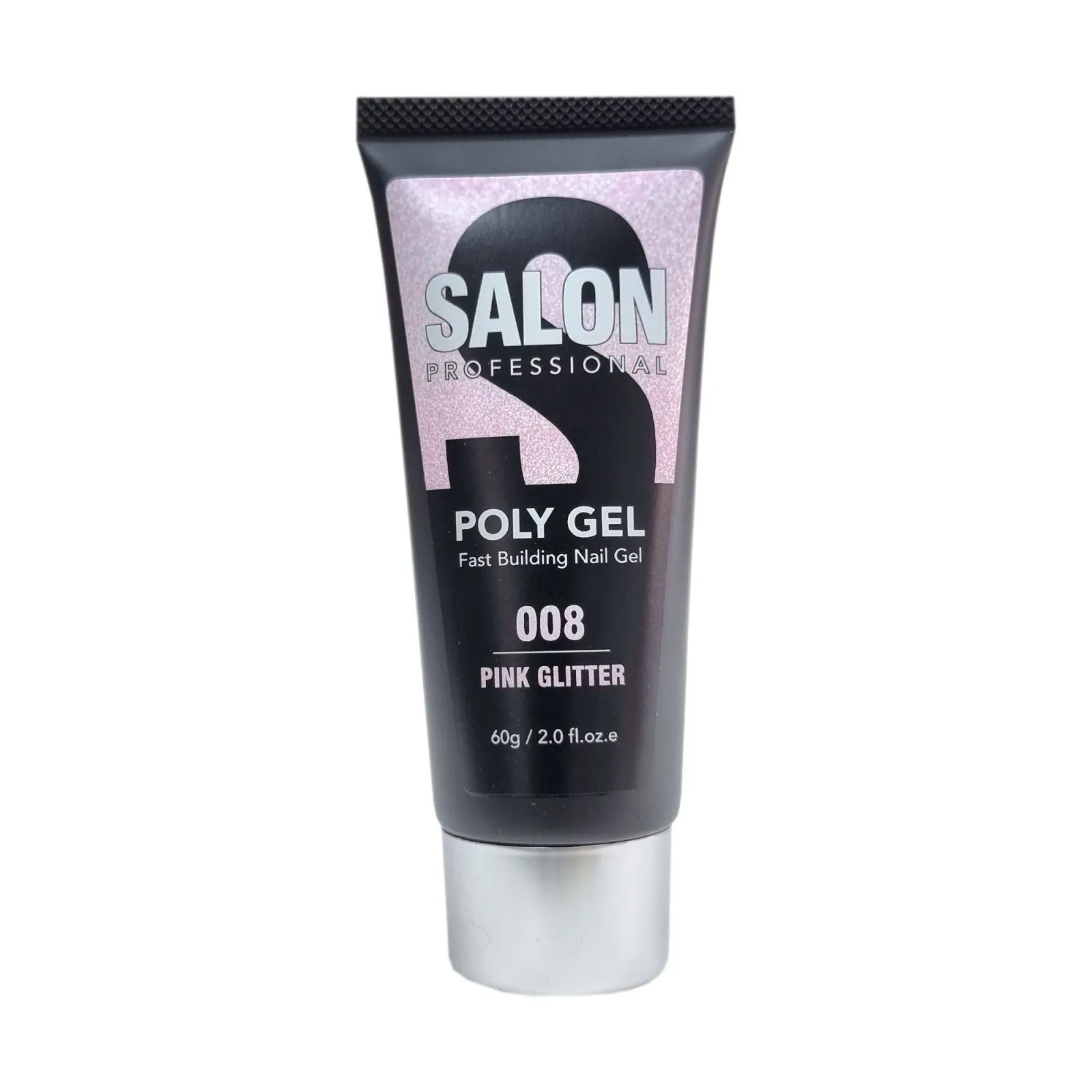 پلی ژل 60 گرمی کد 08 PINK GLITTER سالن | SALON