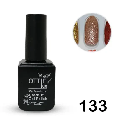 لاک ژل 15 میل اوتی لوکس OTTIE LUX کد 133
