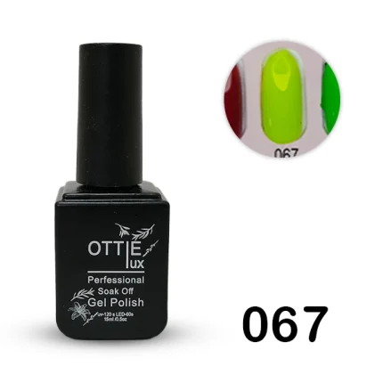 لاک ژل 15 میل اوتی لوکس OTTIE LUX کد 67