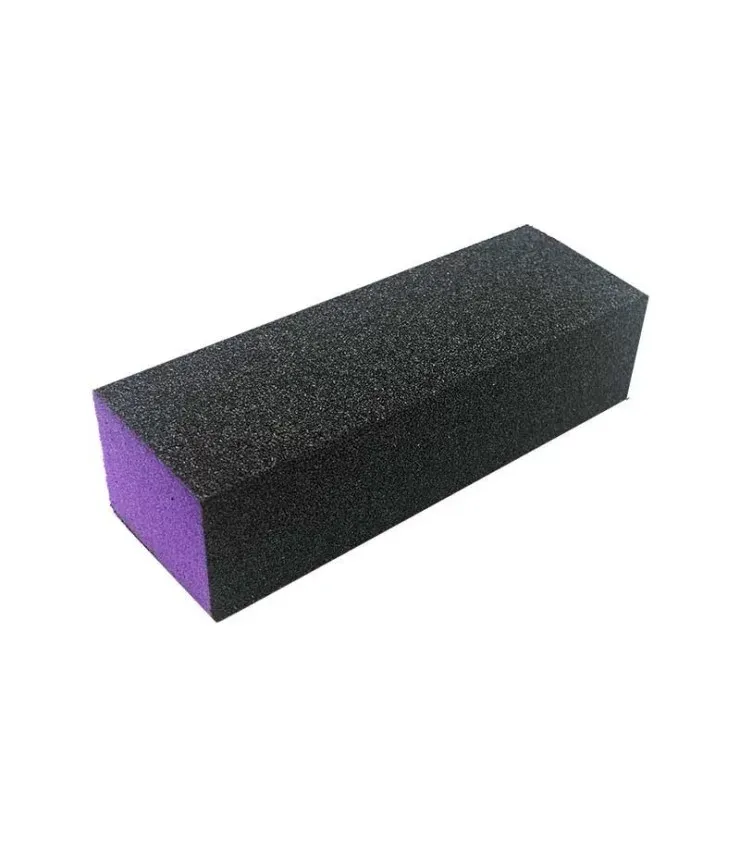 بافر ناخن 3 طرفه مکعبی بنفش