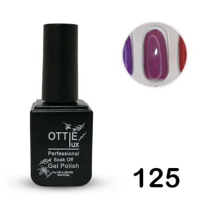 لاک ژل 15 میل اوتی لوکس OTTIE LUX کد 125