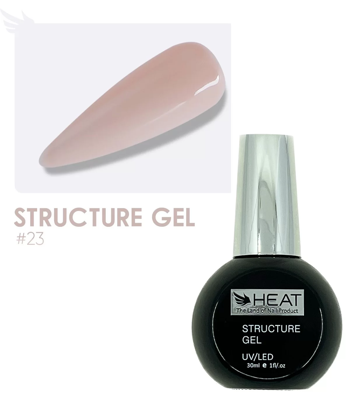 رابر بیس نسکافه ای 30 میل هیت HEAT STRUCTURE GEL 23