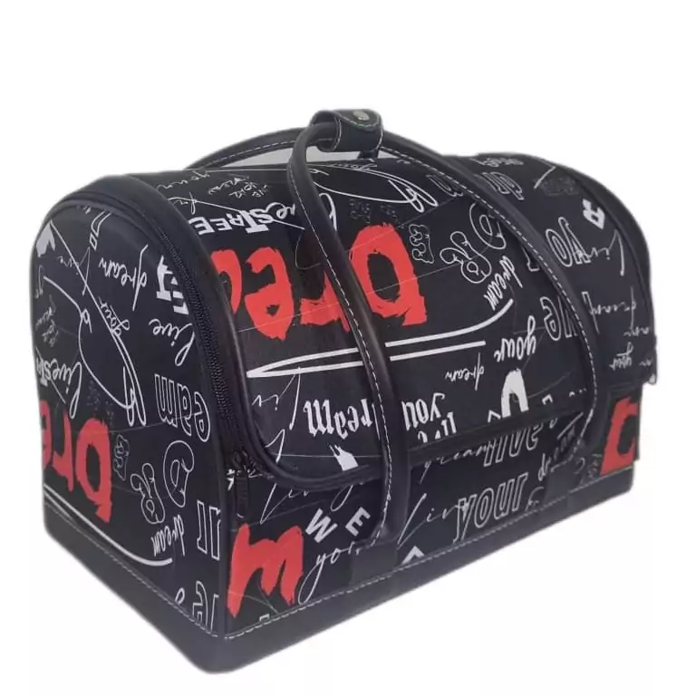 کیف لوازم آرایشی طبقاتی ناخن مژه میکاپ تتو سایز بزرگ کد 5