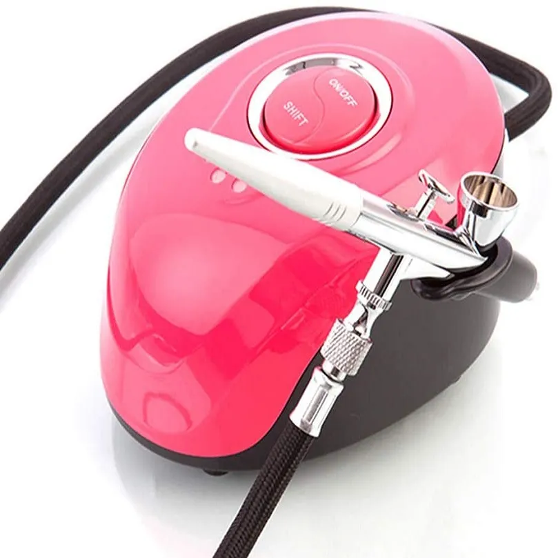 دستگاه ایربراش ناخن مخزن بزرگ سه زمانه