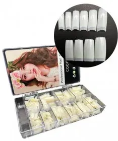 تیپ ناخن کوکو COCO شیری 500 عددی