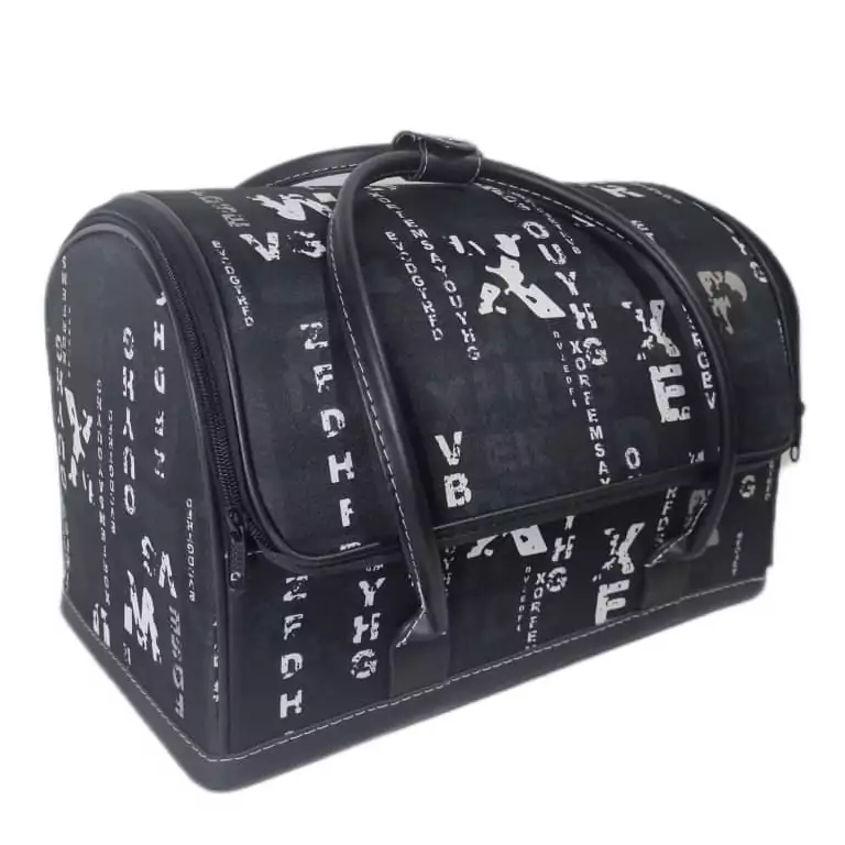 کیف لوازم آرایشی طبقاتی ناخن مژه میکاپ تتو سایز بزرگ کد 2